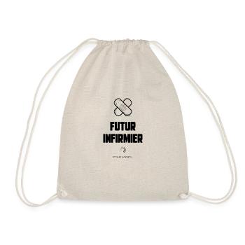 Futur infirmier - Sac de sport léger - nature - Devant