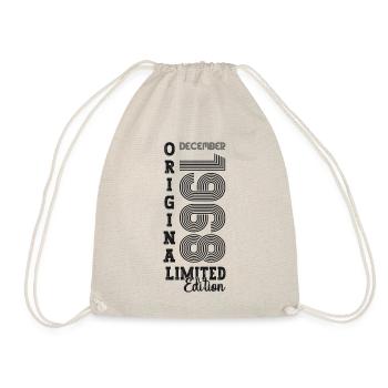 Original December 1968 54th Birthday Gift - Drawstring Bag - nature - Front