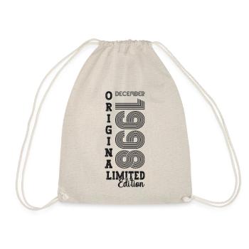 Original December 1998 24th Birthday Gift - Drawstring Bag - nature - Front