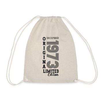 Original December 1973 49th birthday gift - Drawstring Bag - nature - Front