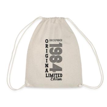 Original December 1984 38th Birthday Gift - Drawstring Bag - nature - Front
