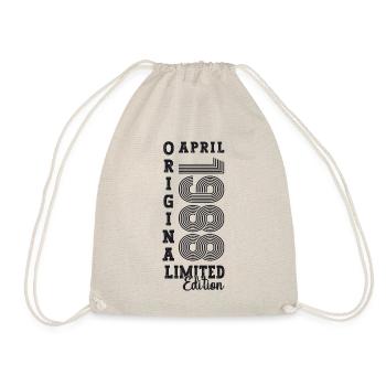 35e anniversaire homme April Né 1988 Original - Sac de sport léger - nature - Devant