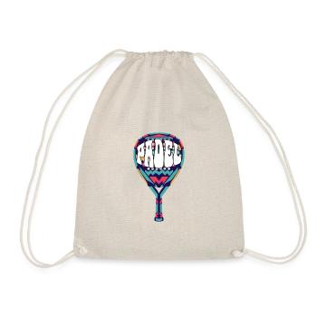 Raquette de padel Tennis Sport I Cadeau - Sac de sport léger - nature - Devant