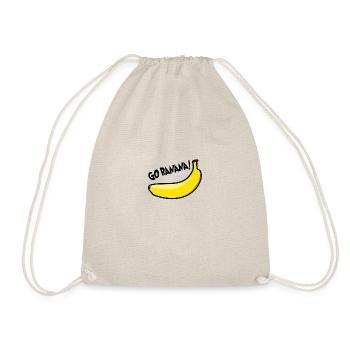 Funny The Simpsons quote: Go banana! - Drawstring Bag - nature - Front