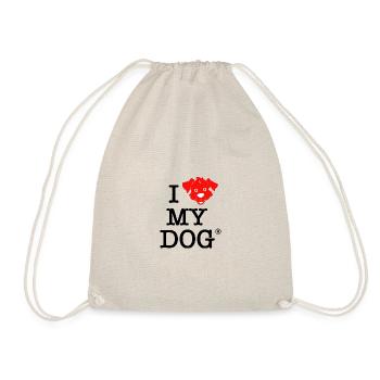 I Love my Dog - Sac de sport léger - nature - Devant