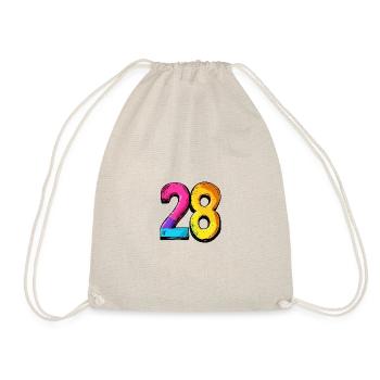 28 Number symbol - Drawstring Bag - nature - Front