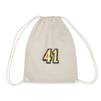 41 Symbole numérique - Sac de sport léger - nature - Devant