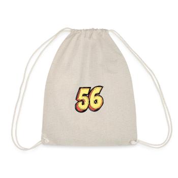 56 Number Symbol - Drawstring Bag - nature - Front