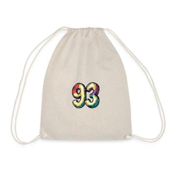 93 Symbole numérique - Sac de sport léger - nature - Devant