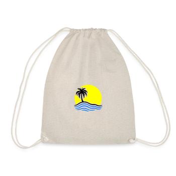 Palmier de l’île d’été - Sac de sport léger - nature - Devant