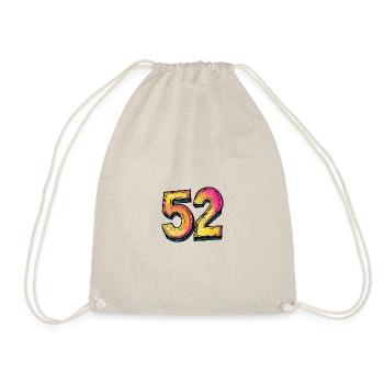 52 Symbole numérique - Sac de sport léger - nature - Devant