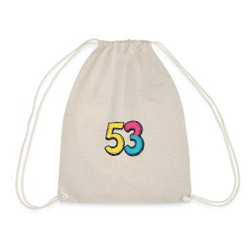 53 Number Symbol - Drawstring Bag - nature - Front