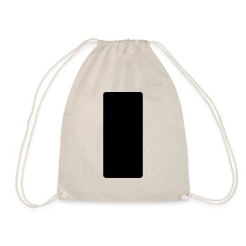 Le cinquième élément sous forme de rectangle noir - Sac de sport léger - nature - Devant