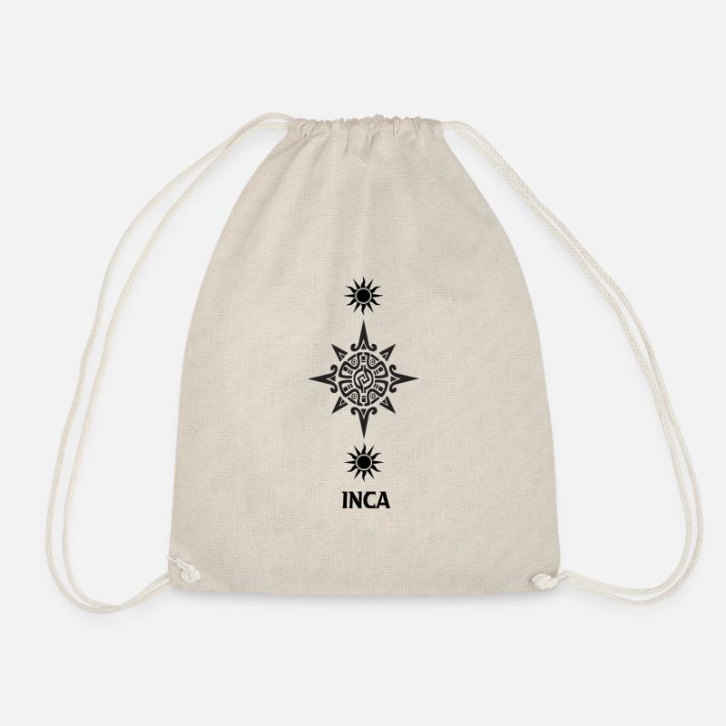 inca sun - Drawstring Bag - nature