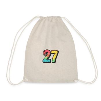 27 Symbole numérique - Sac de sport léger - nature - Devant