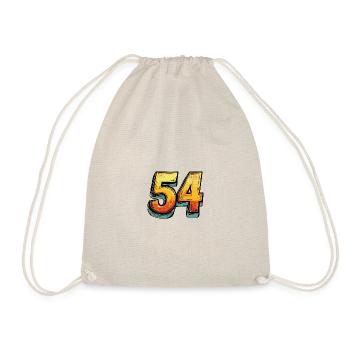 54 Symbole numérique - Sac de sport léger - nature - Devant