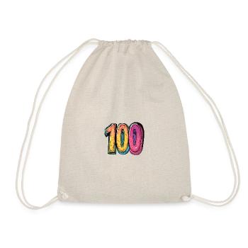 100 Number Symbol - Drawstring Bag - nature - Front