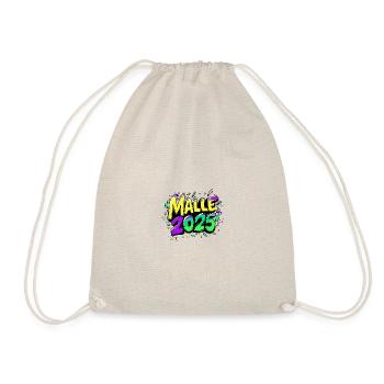 Malle 2025 Colorful - Drawstring Bag - nature - Front
