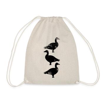 Ente Gans - Turnbeutel - Natur - Vorne