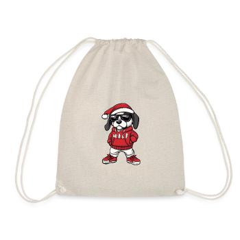 Kangal Dog Christmas Ugly Christmas - Drawstring Bag - nature - Front