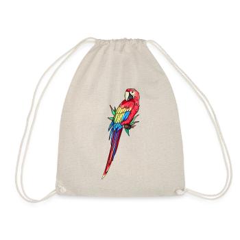 Plumes de perroquet d’ara amazone - Sac de sport léger - nature - Devant