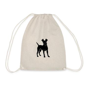 Icône du chien Pinscher - Sac de sport léger - nature - Devant