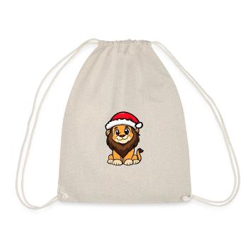 Lion Noël Mignon - Sac de sport léger - nature - Devant