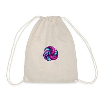 Heliotriskel Celtic Heart of Breizh - Drawstring Bag - nature - Front