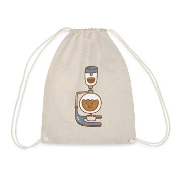 Kawaii Sweet Vacuum Syphon Brewer - Drawstring Bag - nature - Front