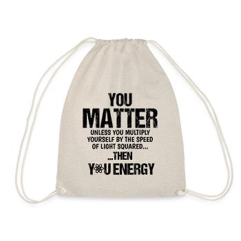 physics - Drawstring Bag - nature - Front