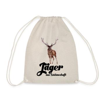 Hunters out of passion Huntress hunting daddy hunting - Drawstring Bag - nature - Front