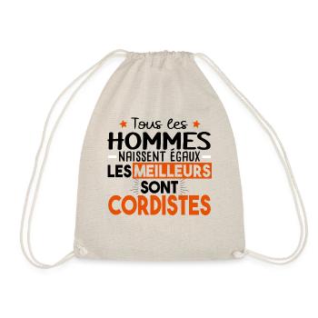Cordiste Métier Corde Humour Cadeau Escalade Noël - Sac de sport léger - nature - Devant