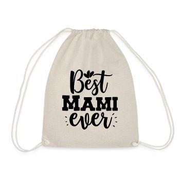This is what a cool mom looks like from mommy Switzerland mother - Drawstring Bag - nature - Front