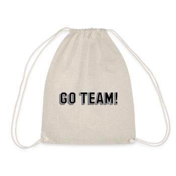 Los Team Teamsport Mannschaft Sport Geschenk - Turnbeutel - Natur - Vorne