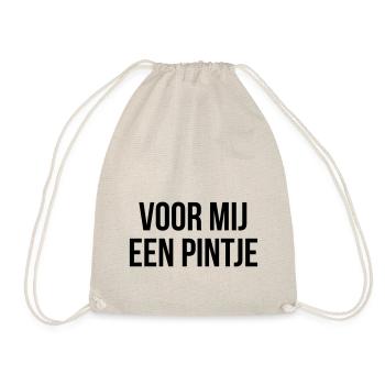 A pint for me - Drawstring Bag - nature - Front