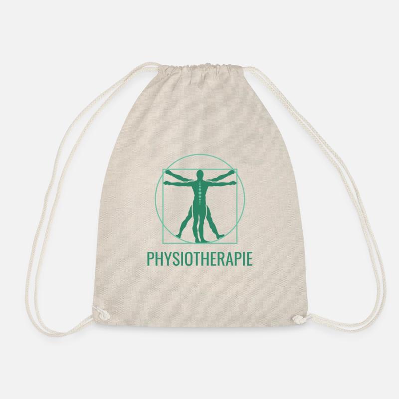Physiotherapy logo - Drawstring Bag - nature