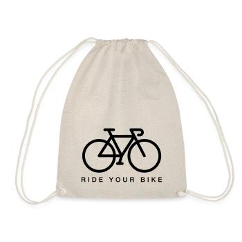 Bicycle - Ride your bike - Drawstring Bag - nature - Front