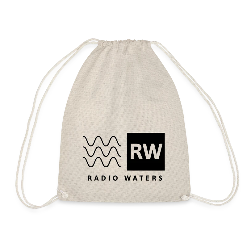 Black Logo - Drawstring Bag