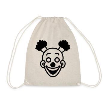 Clown - Turnbeutel - Natur - Vorne