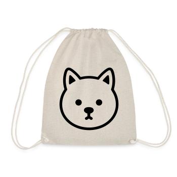 Dog - Drawstring Bag - nature - Front