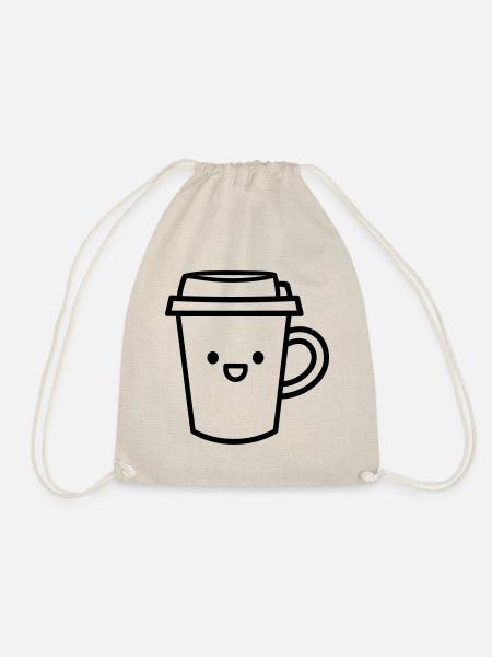 Kaffeebecher - Turnbeutel - Natur