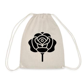 Pink Flower - Drawstring Bag - nature - Front