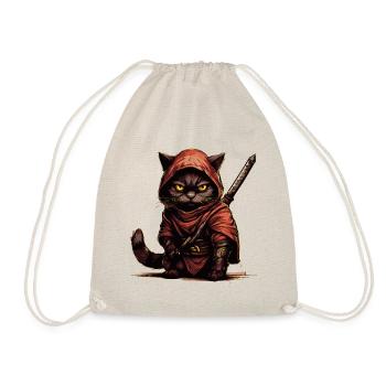Chat ninja - Sac de sport léger - nature - Devant