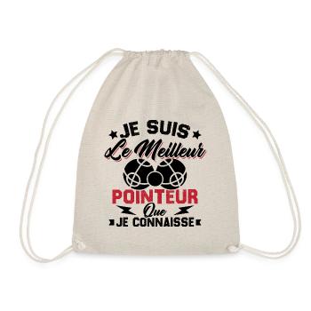 Je Suis Le Meilleur Pointeur Que Je Connaisse - Sac de sport léger - nature - Devant