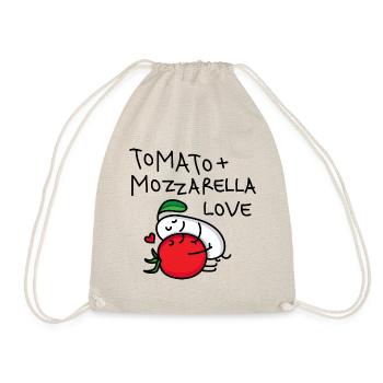 Paire tomate et mozzarella (b) - Sac de sport léger - nature - Devant