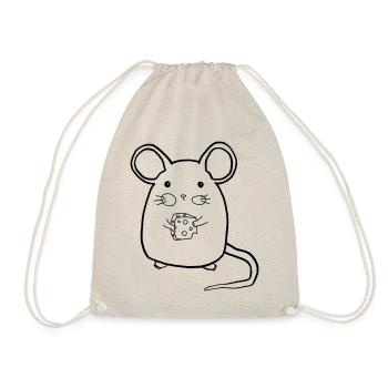Souris au fromage - Sac de sport léger - nature - Devant