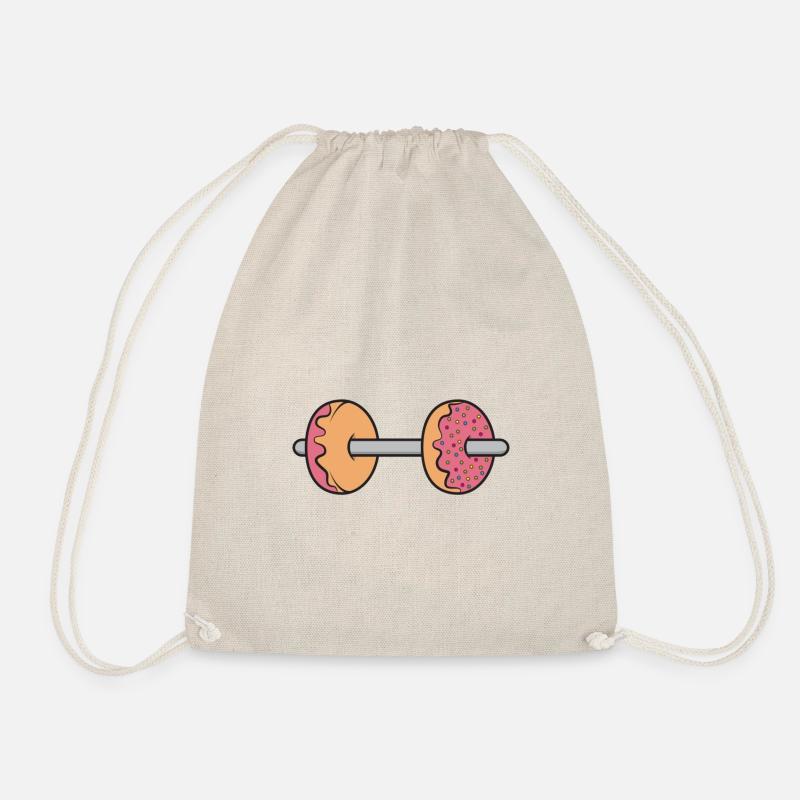 Donut Dumbell - Turnbeutel - Natur