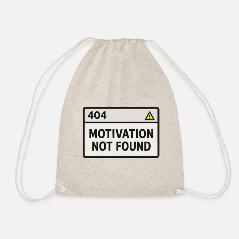 404 Motivation not found – Nerd-Design - Drawstring Bag - nature