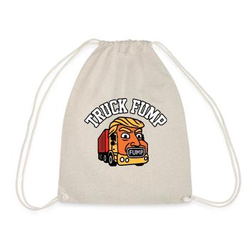 Truck Fump – Satire on Wheels - Drawstring Bag - nature - Front