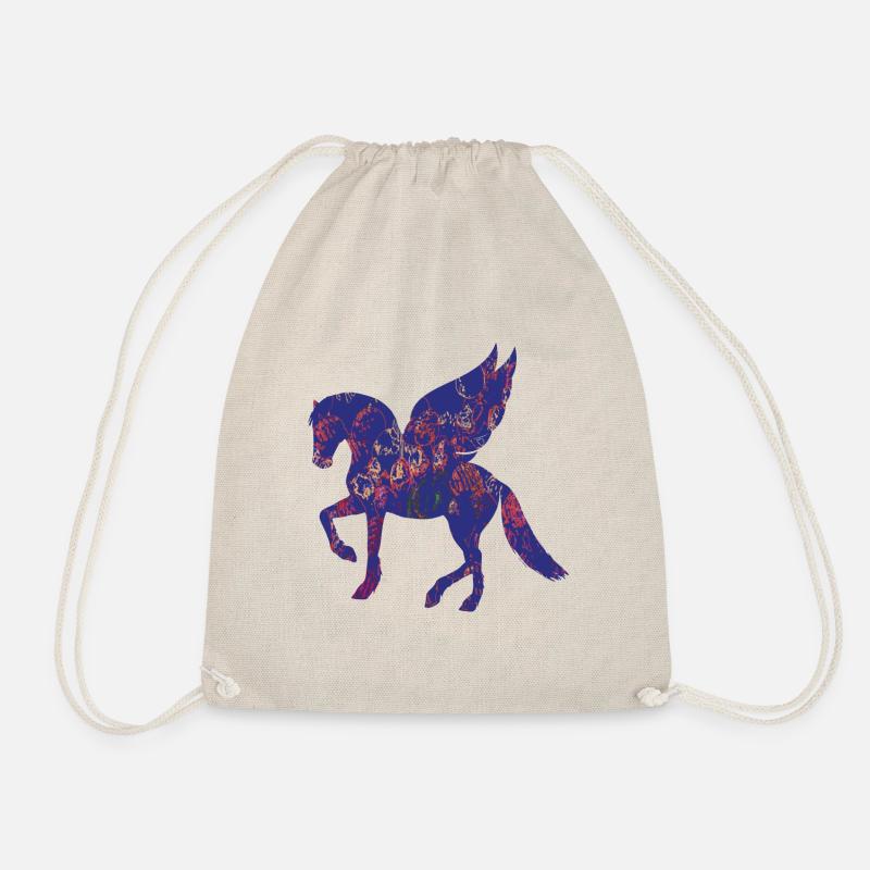 Pégase coloré - Sac de sport léger - nature